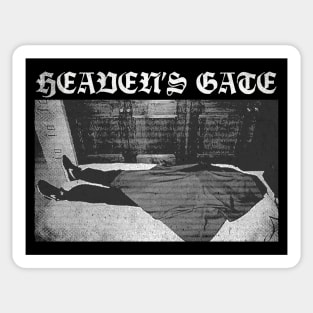 Heaven's Gate  †††† 90s Style Nihilism Design Sticker